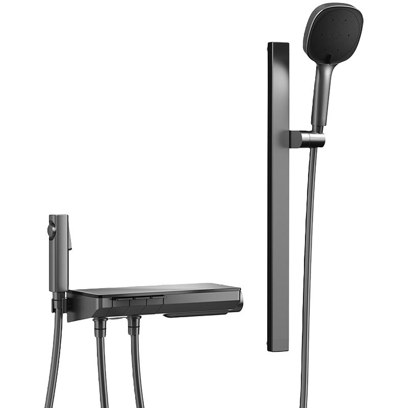 恒洁钢琴按键数显无顶喷分体式淋浴花洒套装卫生间