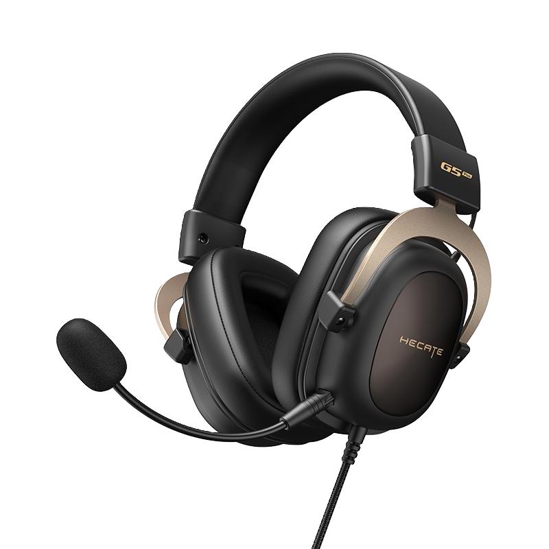漫步者G5 PLUS头戴式耳机有线游戏电竞fps吃鸡三角洲台式电脑专用