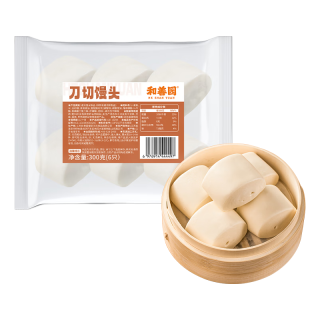和善园 粉丝包肉包馒头花卷 刀切馒头300g(任选6件)