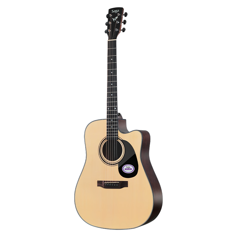 saga 萨伽吉他 sf600民谣吉他初学木吉他jita乐器