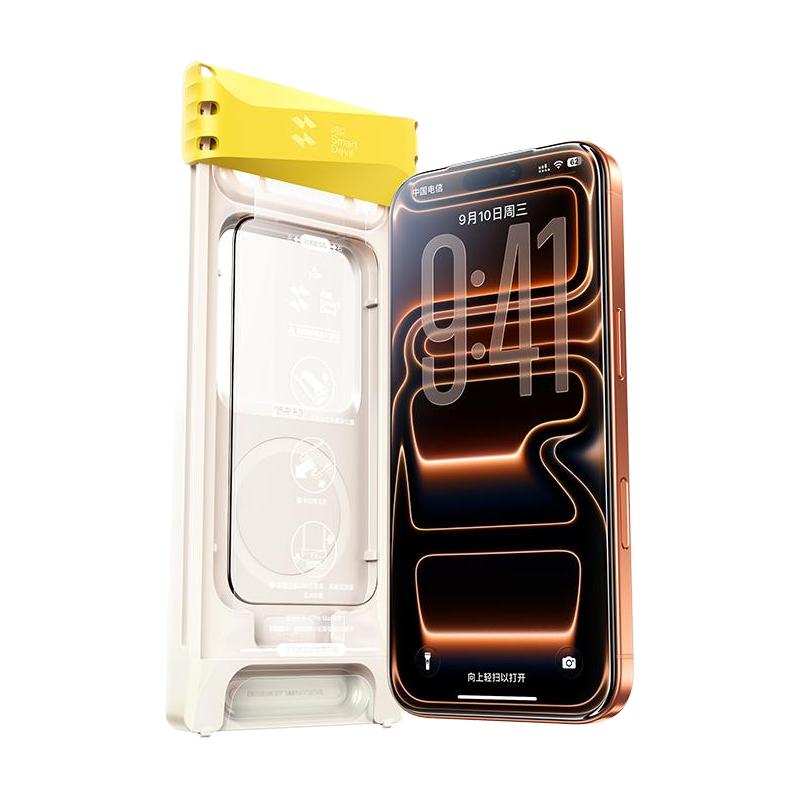 闪魔3D热弯膜适用苹果17Promax钢化膜iPhone16Pro手机AR膜抗反射