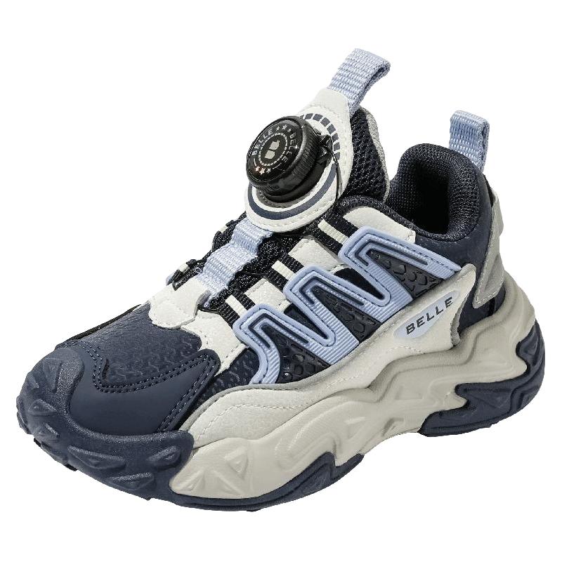 BeLLE 百丽 童鞋男女童运动鞋户外鞋儿童宝宝青少年旋转扣鞋