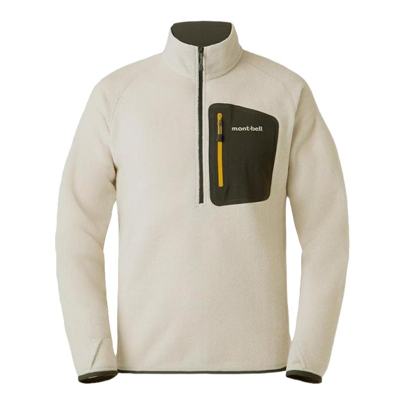mont·bell 克里马加绒100 抓绒衫 男士保暖透气速干舒适