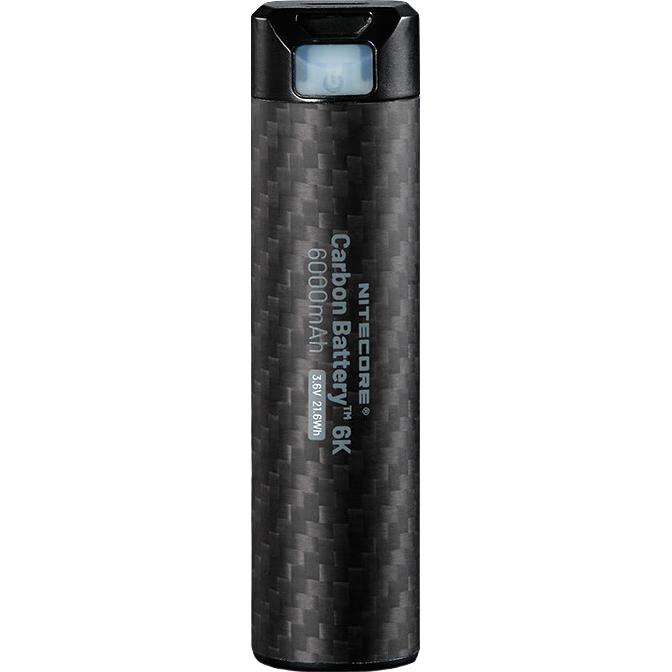nitecore奈特科尔充电宝Carbon Battery 6K 电池碳纤维快充户外徒步超轻充电宝轻量化头灯电池店