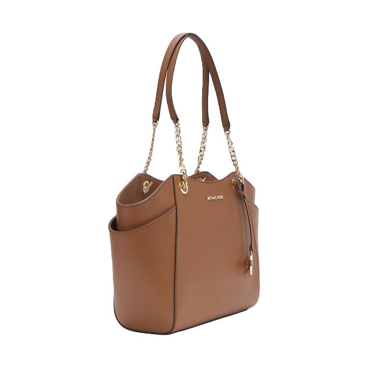【新年】MK 女士Jet Set纯色单肩托特包 棕色