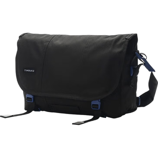  TIMBUK2/天霸 经典 男士邮差包  黑色/蓝扣