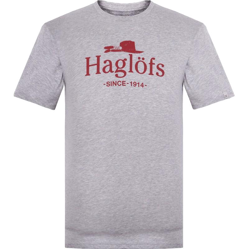春夏火柴棍HAGLOFS户外男棉质排汗透气柔软舒适圆领短袖T恤603511