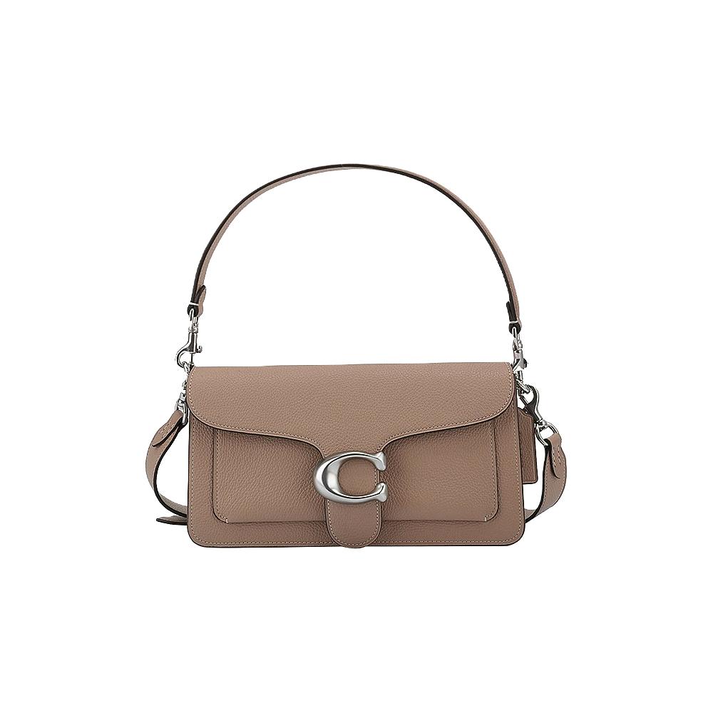 COACH 蔻驰 Tabby系列 女士抛光鹅卵石纹皮革26号单肩包 73995