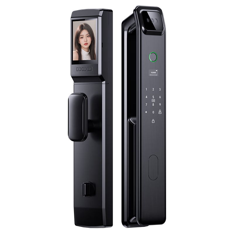 英典（YINGDIAN）R16智能门锁指纹锁3D人脸识别智能锁全自动电子锁入户门密码锁 远程视频对讲+3D人脸+可视猫眼