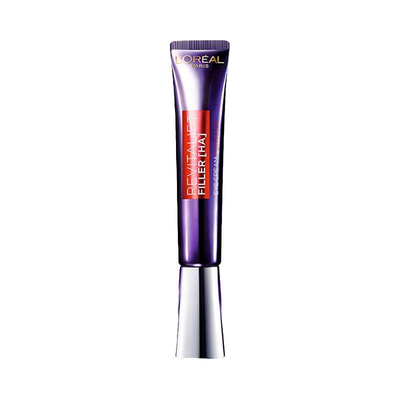 L'OREAL PARIS巴黎欧莱雅 欧莱雅紫熨斗眼霜淡化眼纹玻尿酸30ml*2复颜水光保湿烫斗
