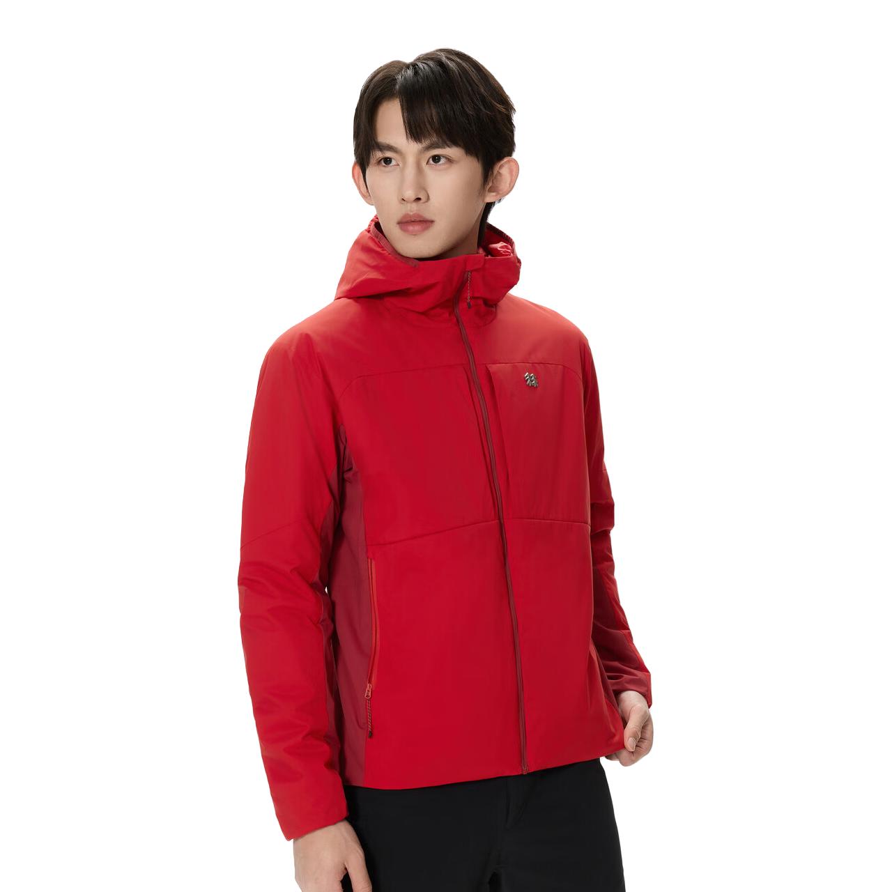 【25蛇年】可隆 KOLON SPORT男棉服夹克防泼水防风透湿P棉外套 LHPJ5SN147-RD 红色 2XL 185/104A