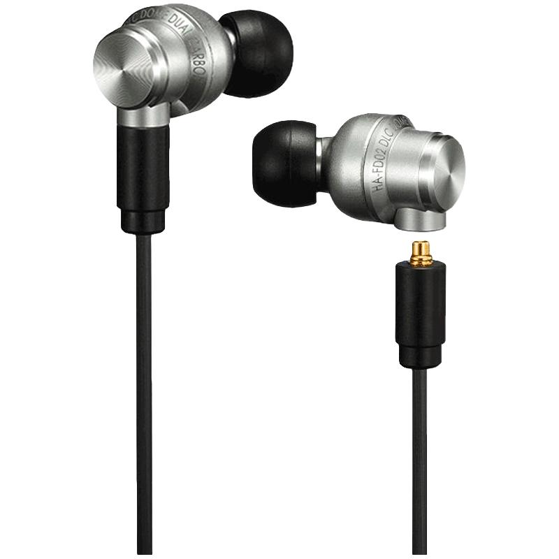 JVC 杰伟世 HA-FD02 入耳式动圈有线耳机 黑色 3.5mm