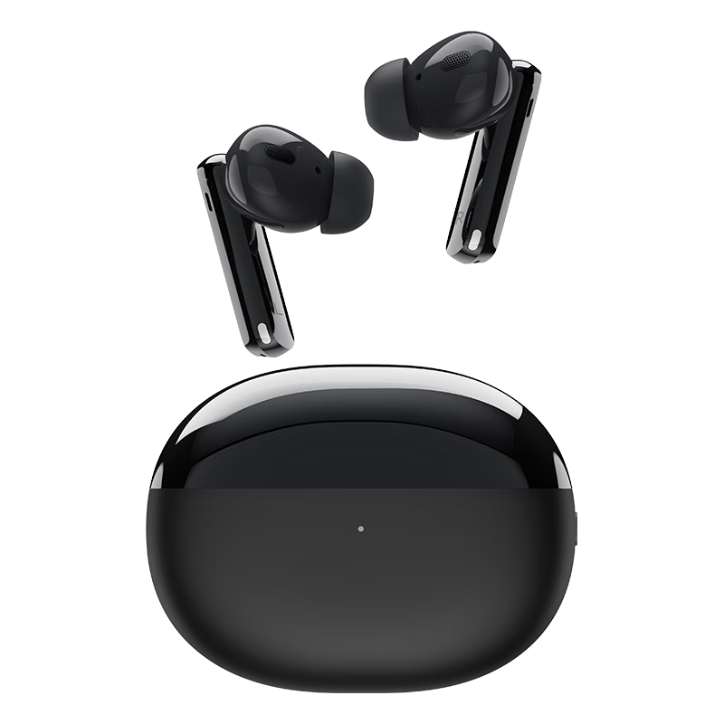  HAYLOU/嘿喽 HiFi级听歌 主动降噪圈铁蓝牙耳机  有线充电 Type-C 蓝色