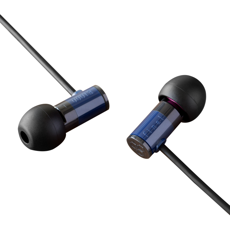 final audio E1000 入耳式动圈有线耳机 蓝色 3.5mm