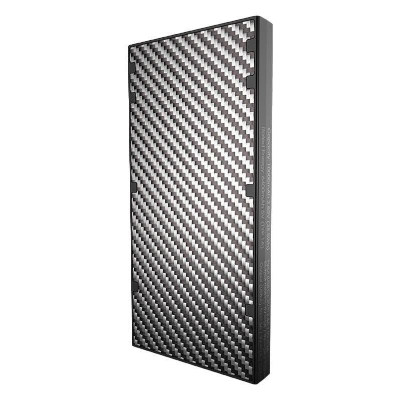 奈特科尔 苹果用超大容量NB10000毫安超薄小巧便携充电宝移动电源 专业户外越野跑步卡片式薄款碳纤维充电宝