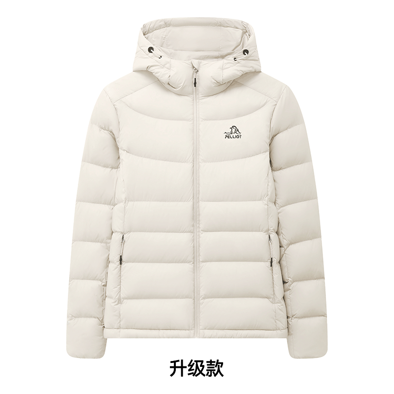 【95鹅绒】户外800蓬羽绒服女秋冬轻量蓄热连帽保暖登山服女