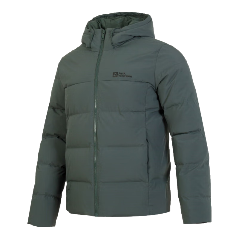 Jack Wolfskin狼爪羽绒服男24秋冬户外运动防风保暖700蓬羽绒外套A62269 A62269-4136/石板绿 L 180/100A 充绒量：230G