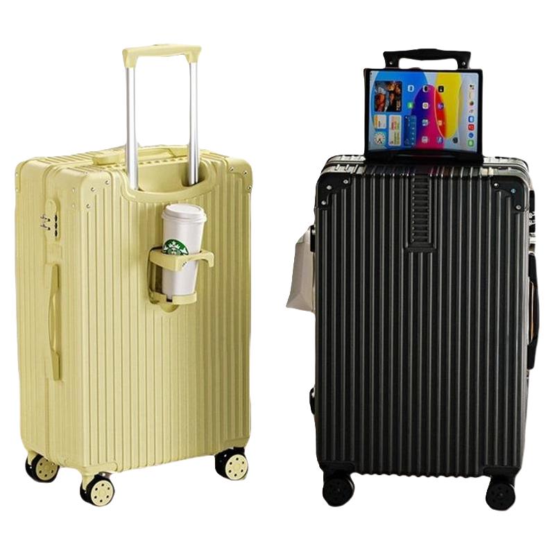 行李箱女24寸静音多功能拉杆箱男20寸登机小型轻便旅行密码箱