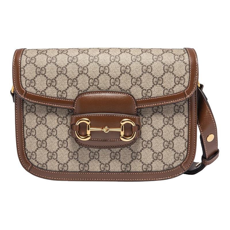 GUCCI 古驰 马衔扣1955系列 女士小号肩背包 602204 92TCG