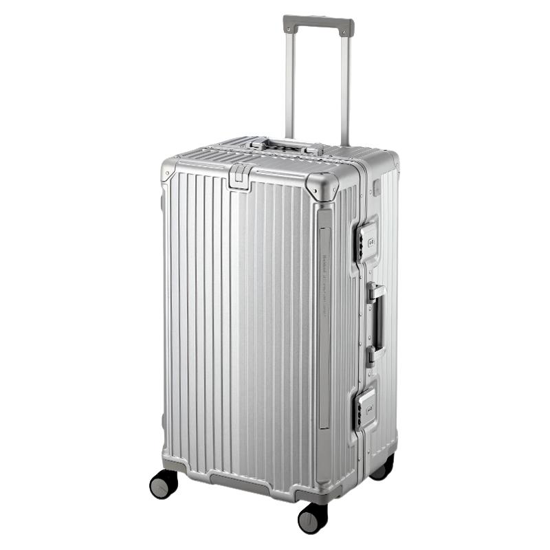 洛克兰2025大容量24寸行李拉杆箱旅行铝框款结实耐用加厚28寸
