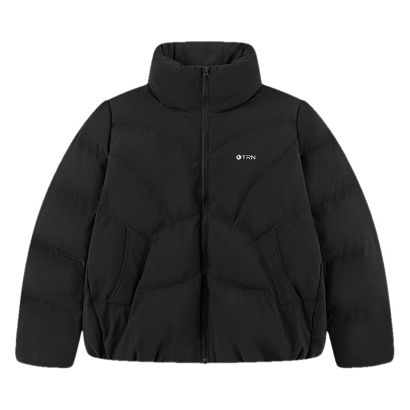 乔丹被窝短款羽绒服女冬季保暖防寒防风鸭绒面包服外套羽绒衣