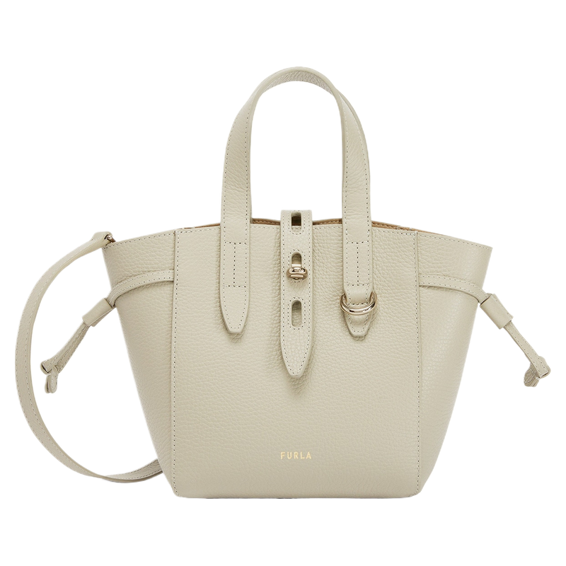 FURLA 芙拉 NET菜篮子牛皮迷你通勤托特女士手提包