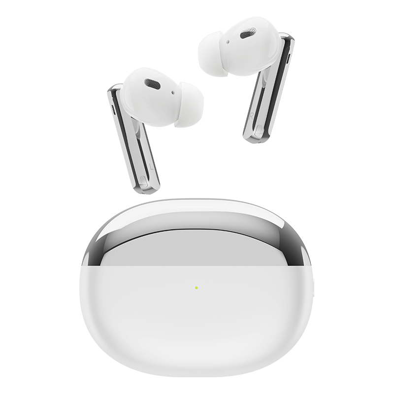  HAYLOU/嘿喽 HiFi级听歌 主动降噪圈铁蓝牙耳机  高雅白 Type-C