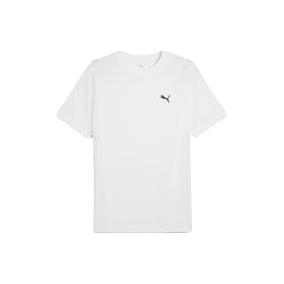 PUMA 纯棉纯色宽松短袖T恤男女款新款夏季运动上衣 690409 白-02