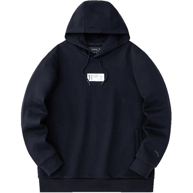 【汤普森同款】易打理连帽卫衣男春秋新年款套头男式运动上衣