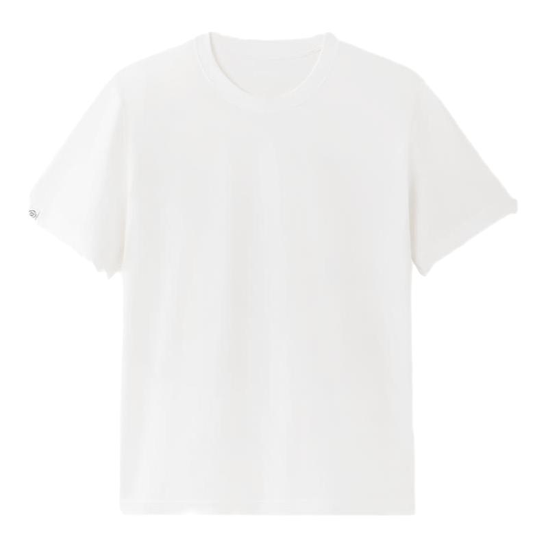 全棉时代男女士抗菌圆领T恤纯棉夏季短袖上衣百搭基础