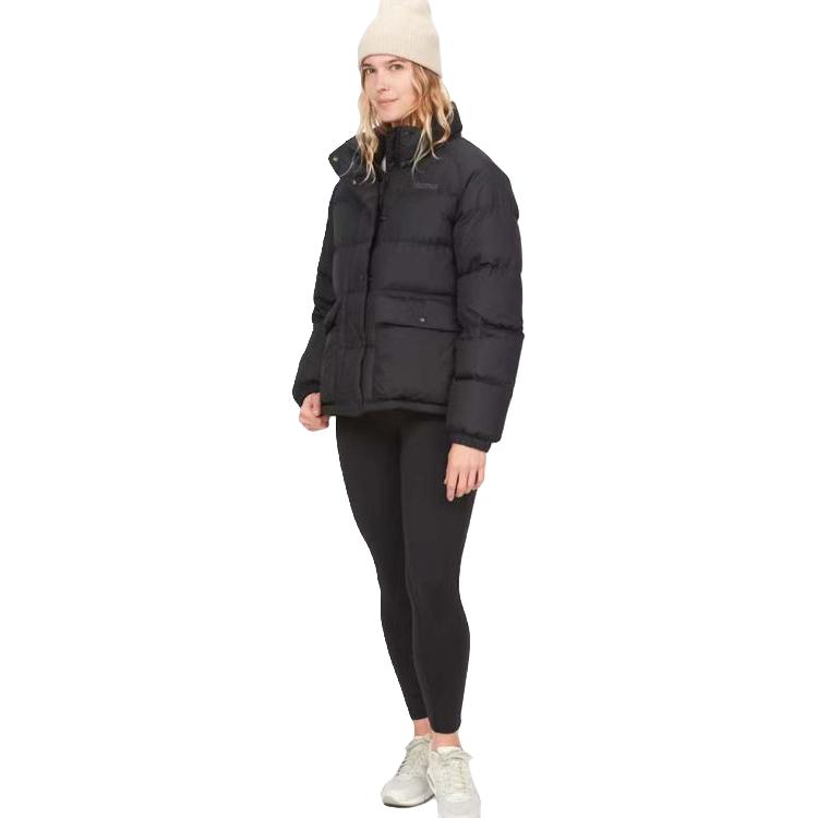 Marmot 土拨鼠/Marmot 尺码偏大女款经典短款羽绒服面包服轻盈保暖