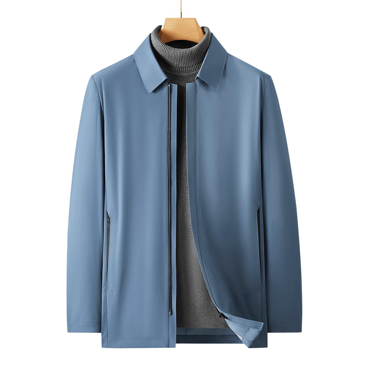 雅戈尔 2025春秋季商务休闲【轻薄透气】简约利落男士单风衣外套