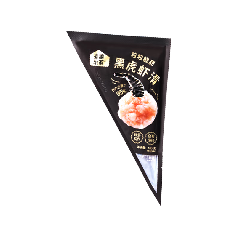 星圃95%黑虎虾滑鲜甜虾滑活虾现做虾仁儿童营养鱼虾肉肠宝宝零食 粒粒鲜虾滑*8袋