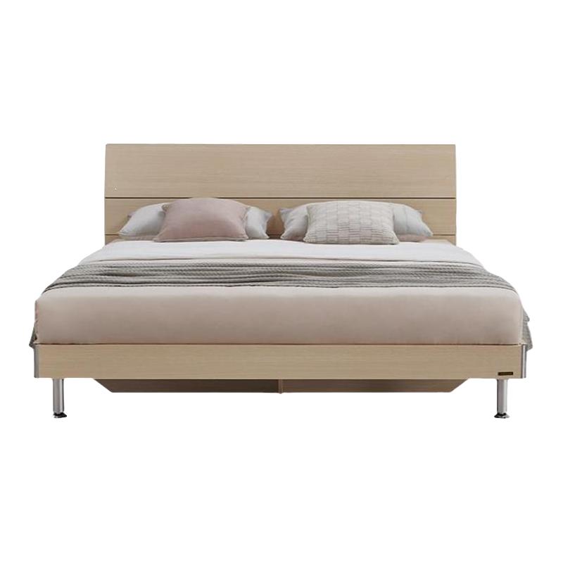 QuanU 全友 106302系列 简约板式床+床头柜套装