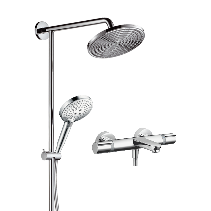 hansgrohe 汉斯格雅 飞雨系列 26168007+15348000 沐浴花洒套装