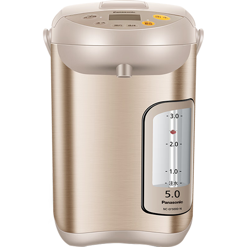  Panasonic/松下 NC-EF5000-N 可预约 电水壶  金色 5L