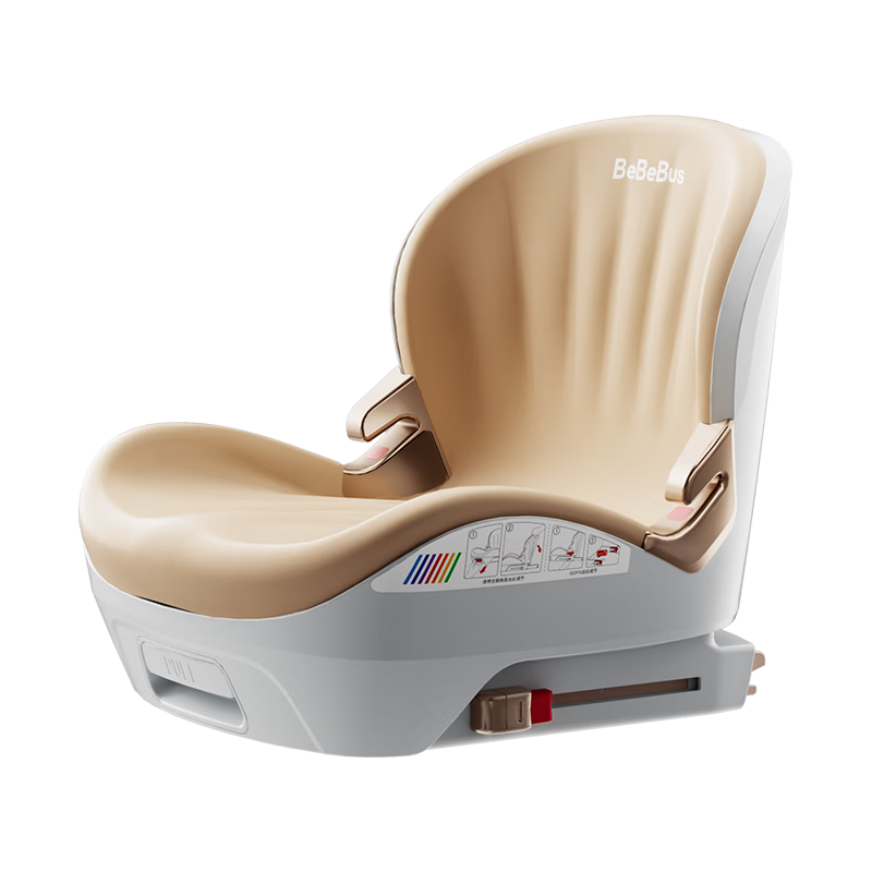 BeBeBus 儿童座椅3-12岁宝宝汽车用增高垫简易便携式 探月家Pro