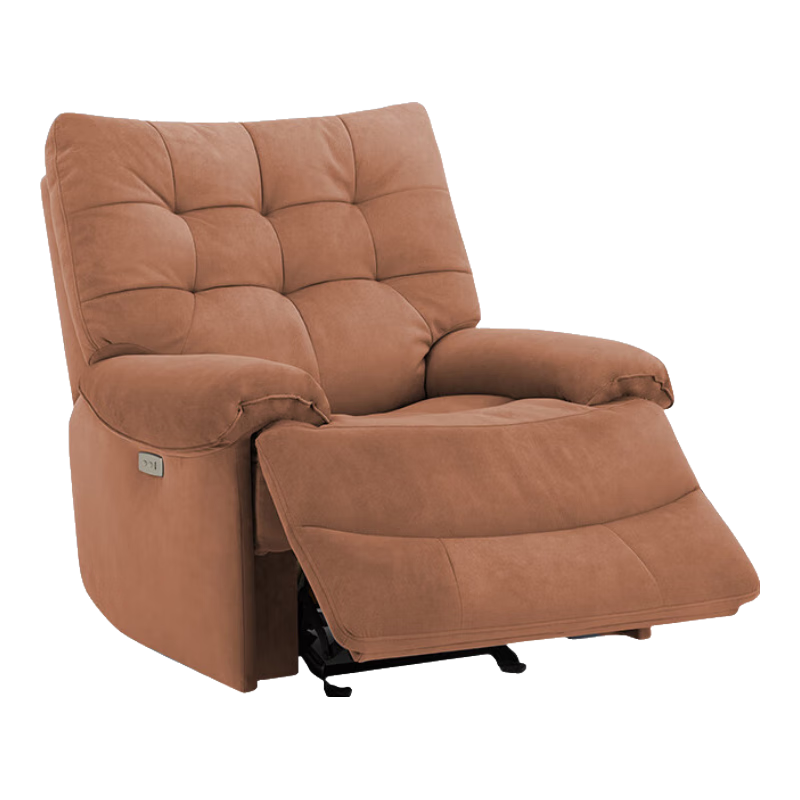  乐至宝 LAZBOY  布艺单人沙发山姆大叔平替电动款GN.A623橙