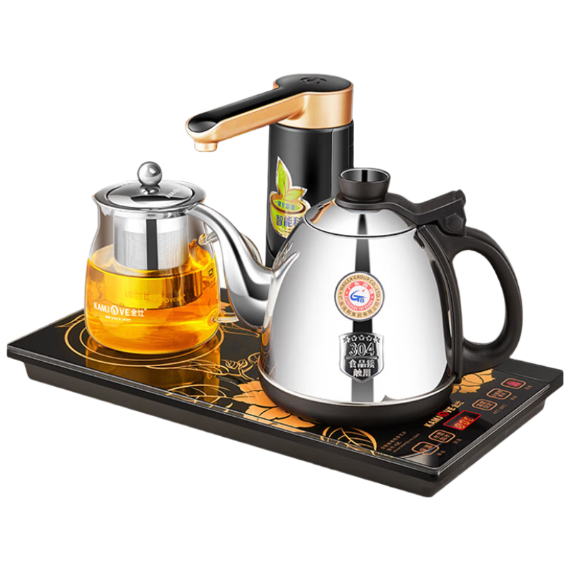  KAMJOVE/金灶 K9C 恒温保温 电热水壶茶具套装+茶盘  0.9L