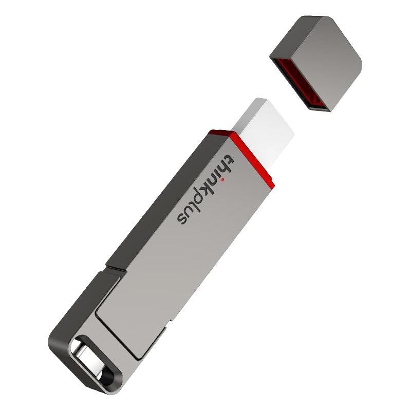 thinkplus TU200 Pro USB 3.2 固态U盘 Type-C/USB-A双口