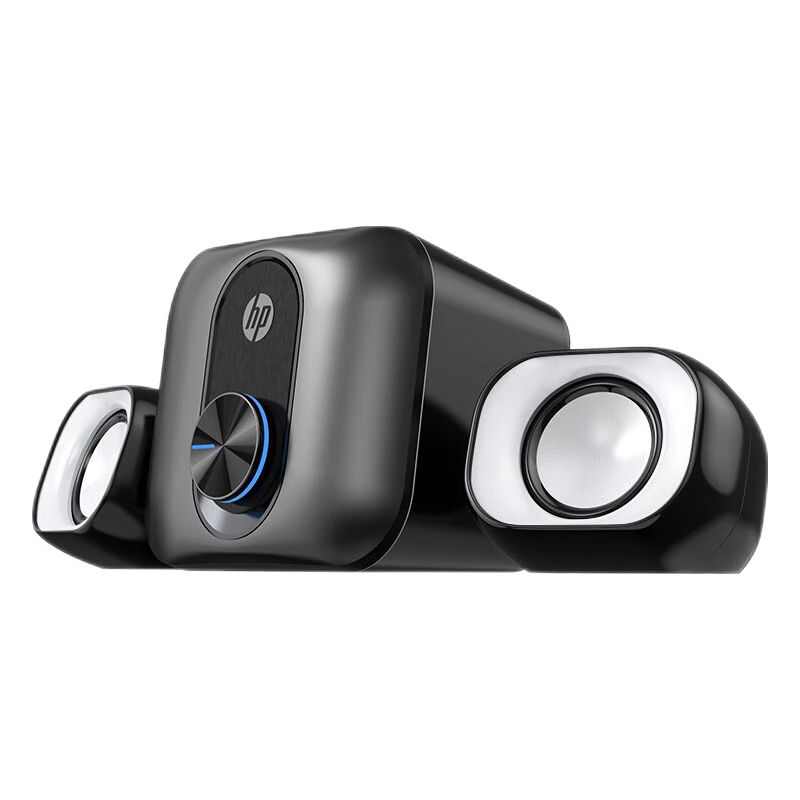 HP 惠普 DHS-2111S 2.1声道 桌面 多媒体音箱 黑色