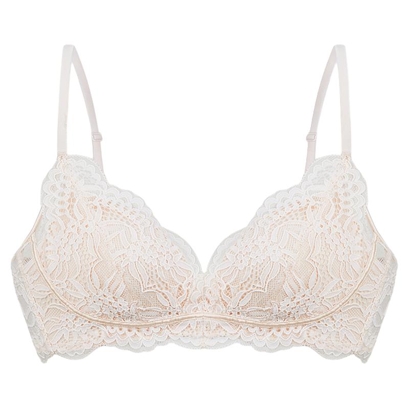 6IXTY8IGHT 68内衣女小胸聚拢性感绑带美背前搭扣软钢圈文胸罩