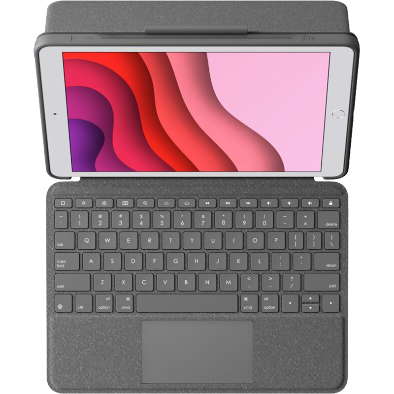 logitech 罗技 Combo Touch 78键 蓝牙无线薄膜键盘 黑色 单