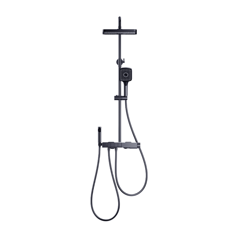 Haier海尔钢琴按键花洒淋浴器数显花洒套装卫生间家用置物5426