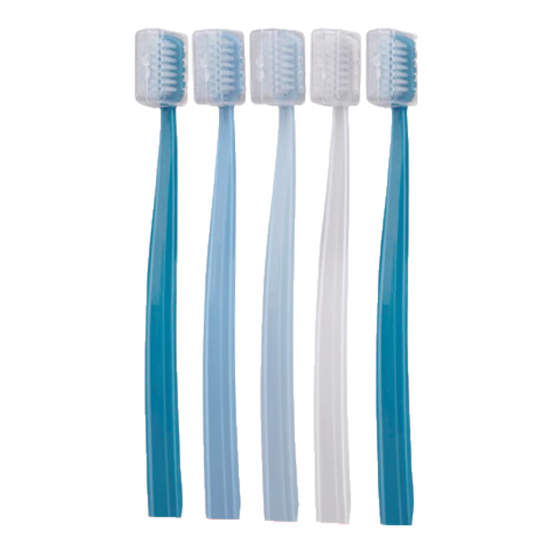 朗利洁 彩虹圆筒牙刷 8支