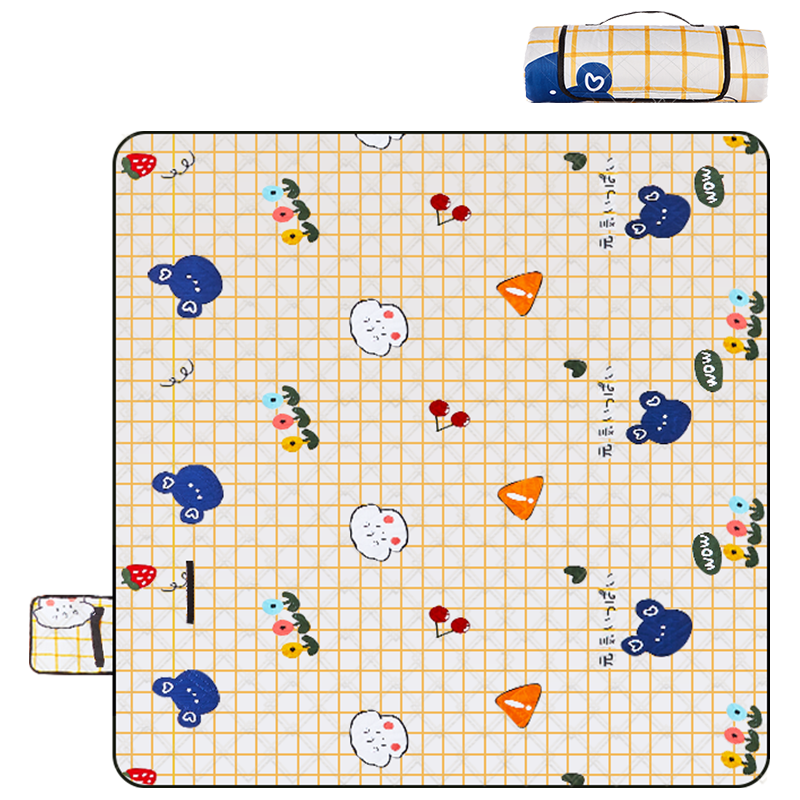 尚烤佳 Suncojia）野餐垫 户外防潮垫 沙滩垫 超声波地垫 帐篷垫子 可机洗野营垫子