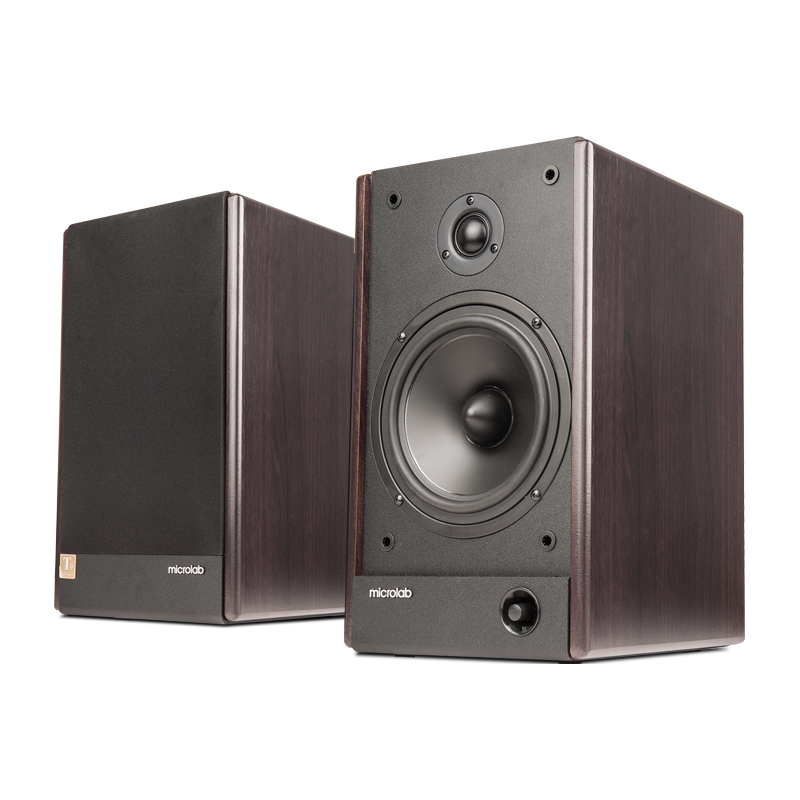 microlab 麦博 梵高系列 FC-280 2.0声道 室内 有源多媒体音箱 木纹色