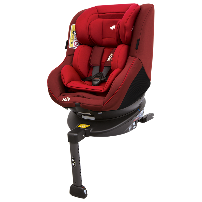 巧儿宜（JOIE）儿童座椅isofix硬接口0-4岁360°旋转陀螺勇士Spin 360 陀螺勇士360°  红色 ISOFIX