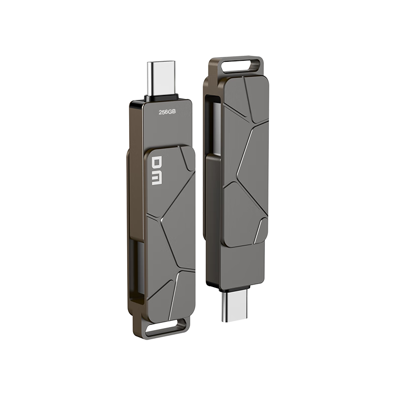  DM/大迈 高速两用双接口 手机U盘  黑金 256GB
