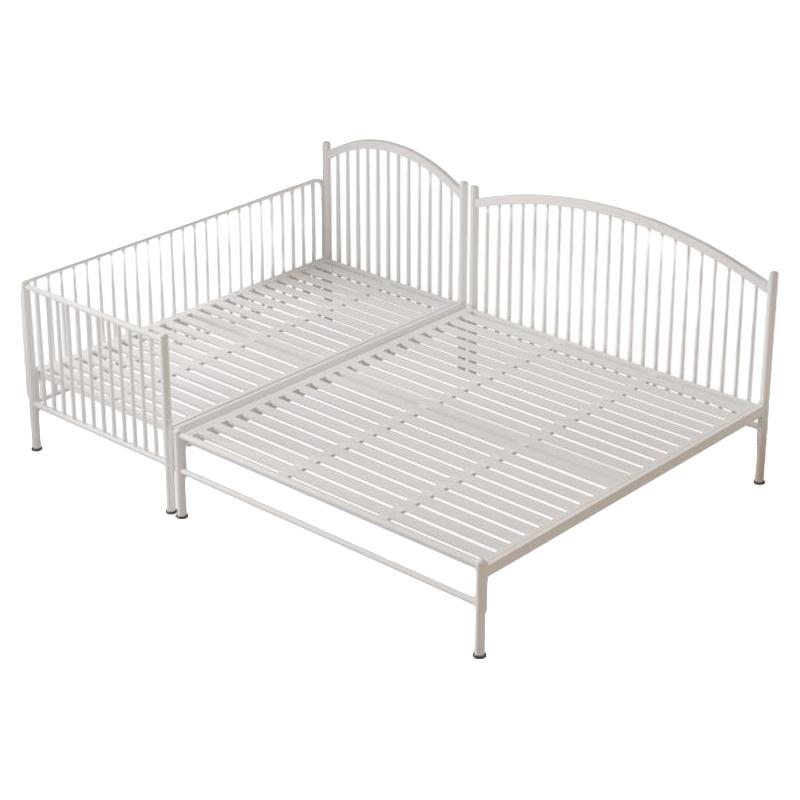 天坛家具铁艺拼接铁艺床带护栏儿童加宽拼接陪护高架床架子床